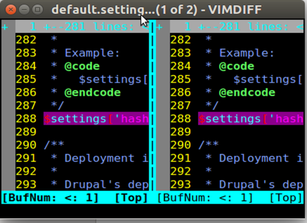 vimdiff