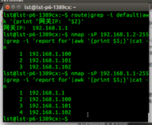 Linux平台下查看网关及局域网中的所有电脑（或其他智能设备）的IP的一种方法